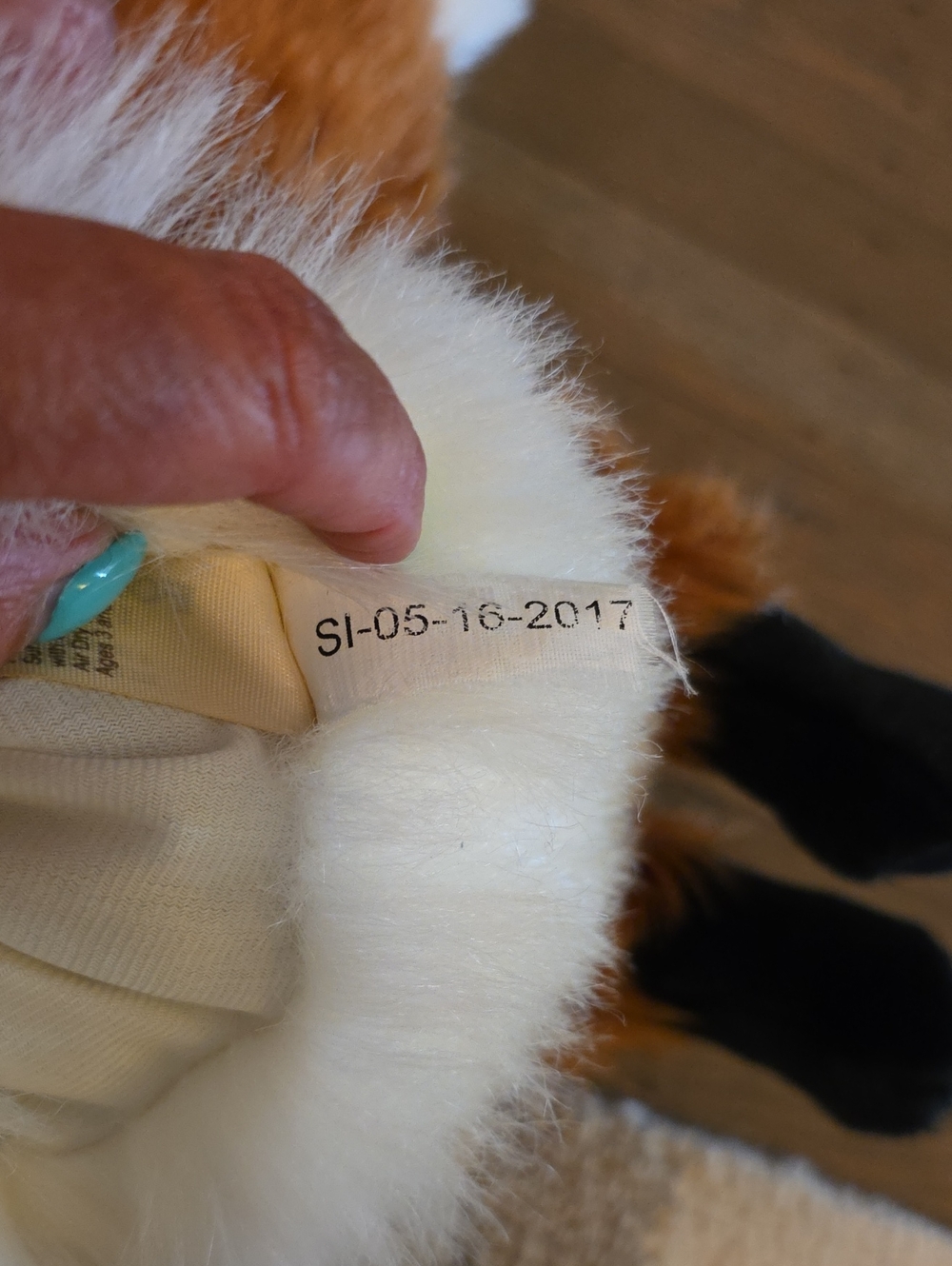 Folkmanis Plush Red Fox Hand Puppet- Orange, White & Black Soft Stuffed - Picture 7 of 9